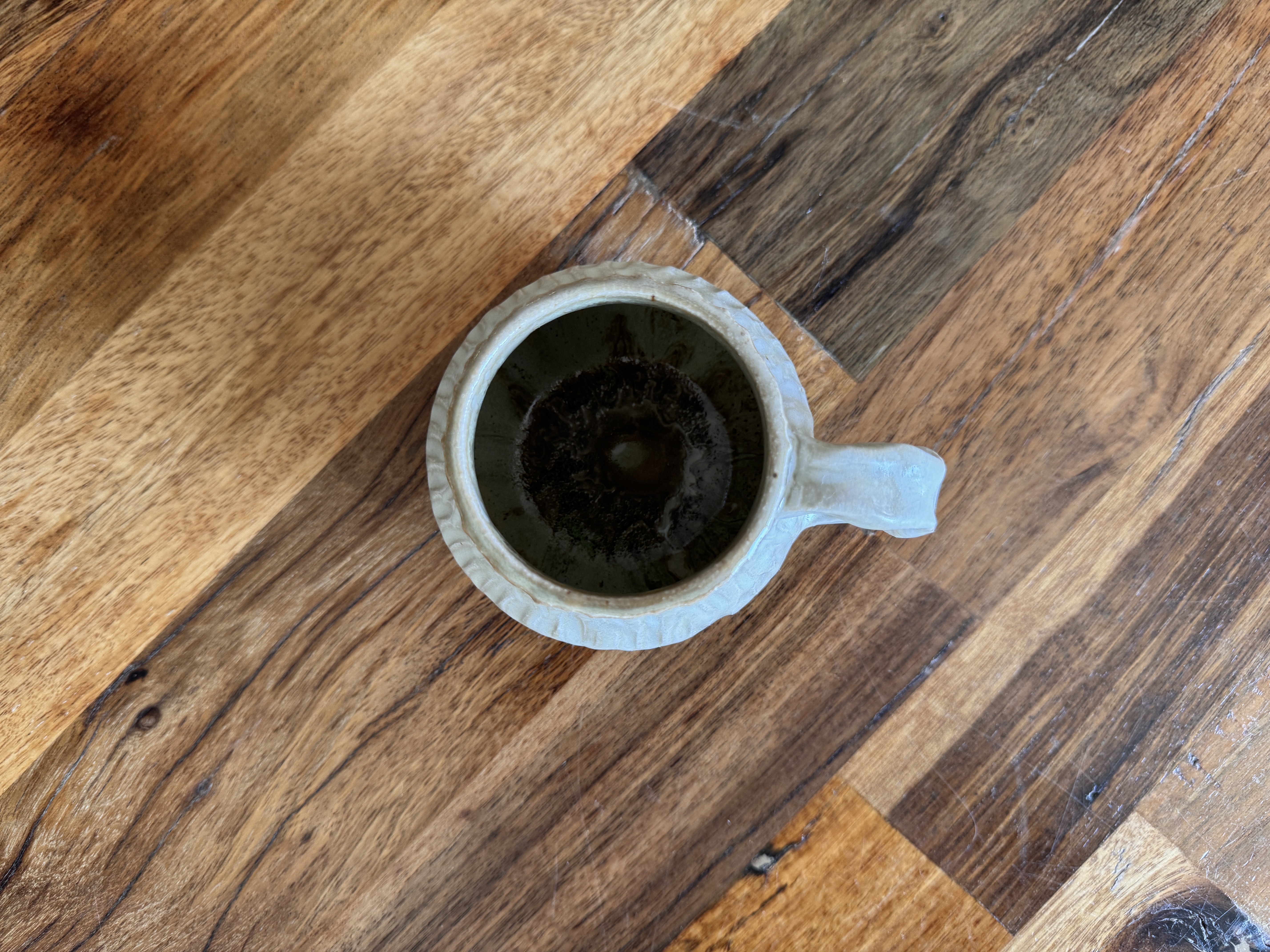 Matte White Mug — detail